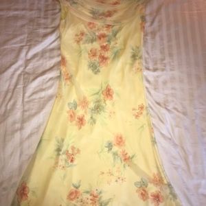 Yellow Floral Dress